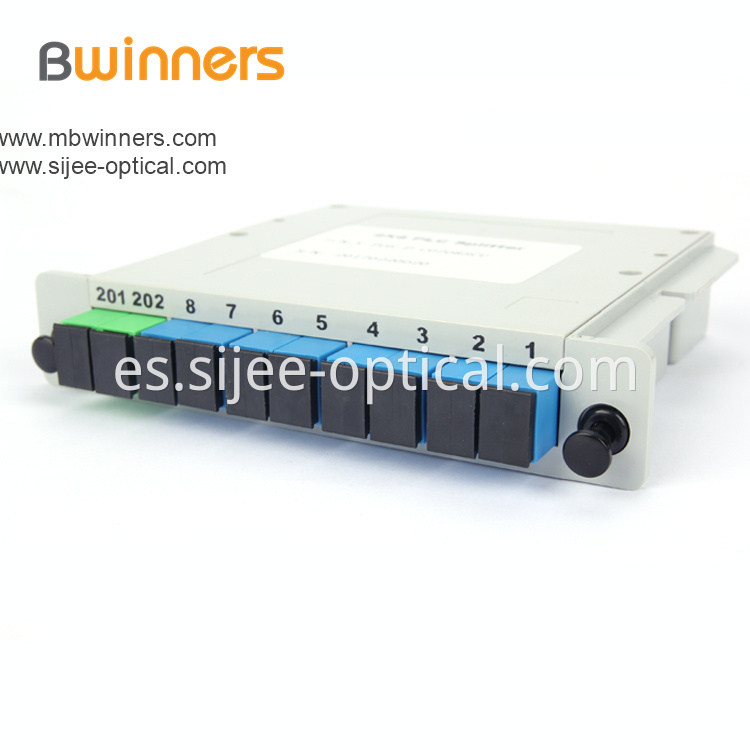 Insertion Module 2x8 Plc Splitter With Sc Upc Connector